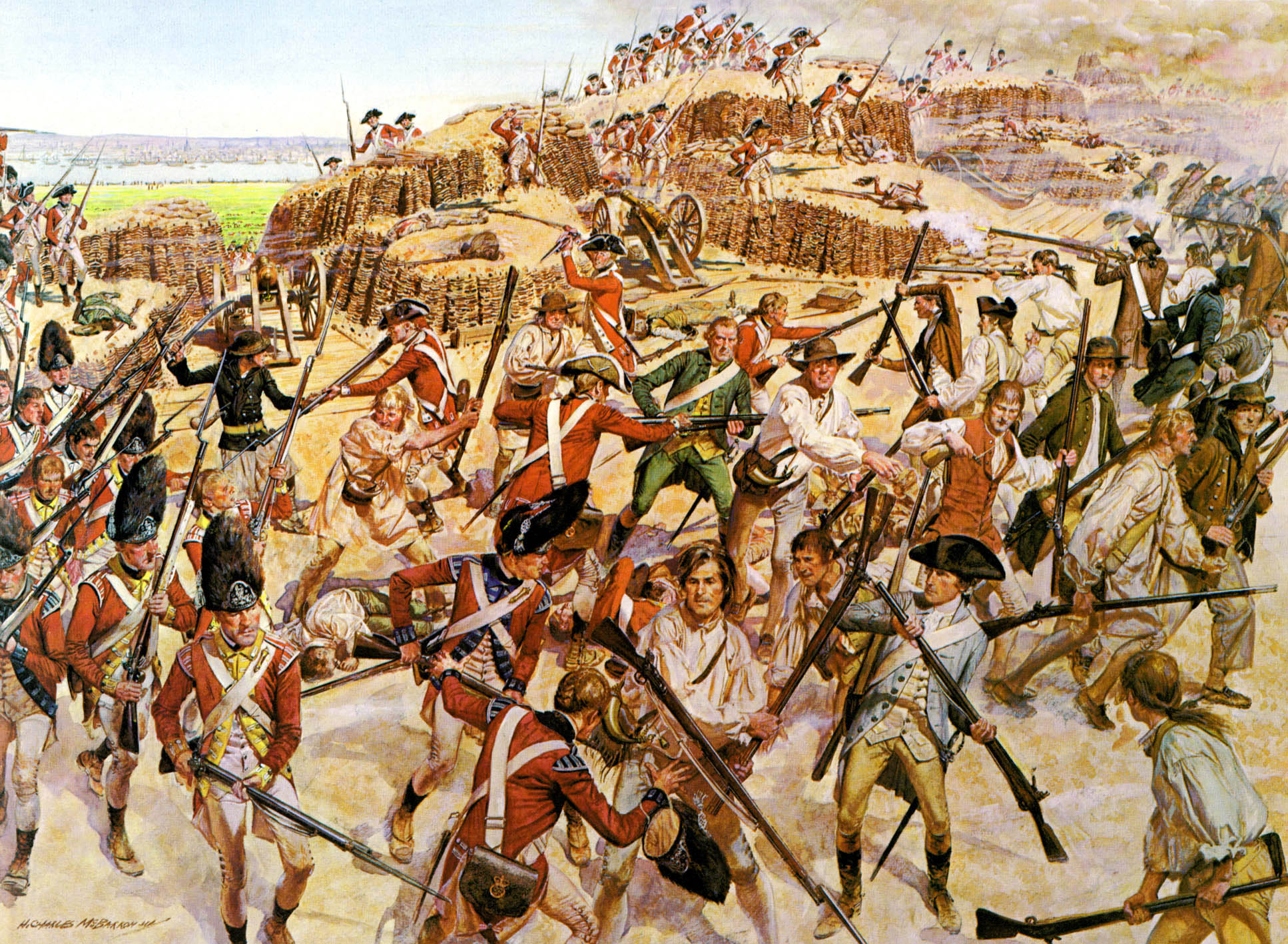 Revolutionary War - Battle of Bunker Hill (US. Army)